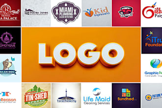 modern timeless logo design with copyrights
