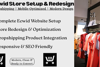 setup design ecwid website redesign ecwid online ecommerce dropshipping store