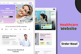 design healthcare website medical website therapy website hospital website