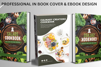 design mental health ebook, company profile employee handbook, book cover