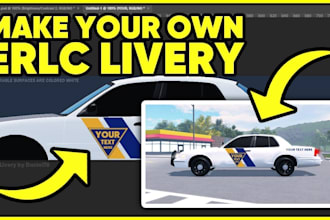 create custom liveries for your fictional erlc county