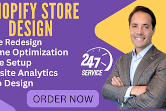 build shopify store design redesign  shopify store shopify website design
