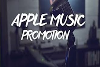 30days apple music promotion, apple music promotion to organic listener