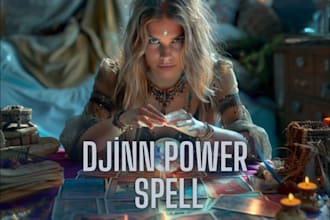 cast djinn power spell manifestation of your desires removal of obstacles