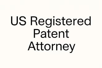 write a patent application as a US registered patent attorney