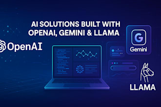 create ai applications using openai, gemini, llama
