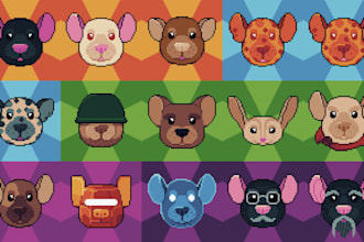 create awesome pixel art for you