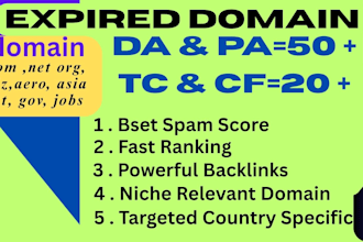 find high authority expired domains for SEO and backlink building