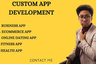 build develop custom online dating app ecommerce business mobile app development
