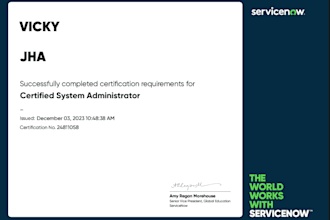 teach you any servicenow module with hands on guidance