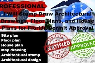 stamp draw architectural drawings and house plans for florida permit approval