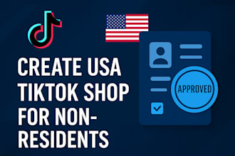 create USA tiktok shop setup tiktok shop USA tiktok shop business representative