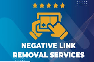 push down negative links, do ORM reputation management