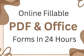 create convert design fillable PDF form workbook journal guidebook adobe acrobat
