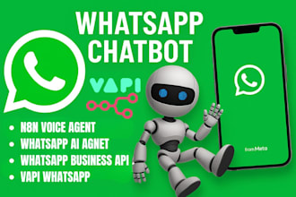 do whatsapp chatbot, whatsapp automation, vapi ai, setup meta business suite n8n