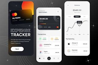 design fintech app, exchange website, fitness app, ui ux