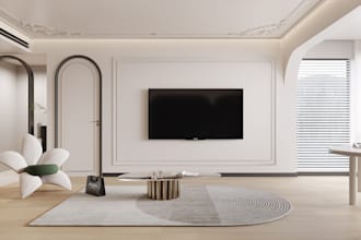 design 3d house modeling, exterior and interior design, walkthrough animation