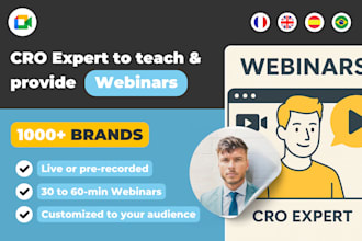 host expert webinars on conversion rate optimization cro