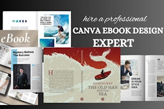 do canva ebook design layout design cover design workbook design book design