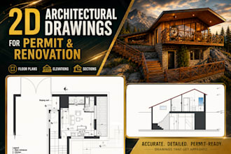 be your architect for renovation layout and permit drawing