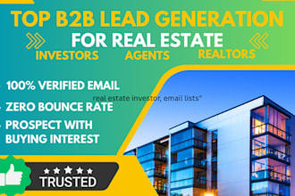 do b2b lead generation by sales navigator, real estate investor, email lists