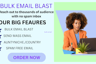 send bulk email unlimited SMTP email marketing email blast campaign