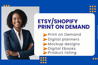 design etsy shopify print on demand print on demand pod designs pod integration