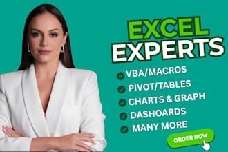 create automated custom excel and google sheets dashboards with formulas and vba