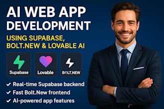 build website application with lovable ai, bolt new, lovable dev ai, supabase