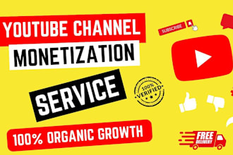 create a professional youtube channel monetization
