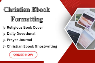 format, desgin christian cover, daily devotional, prayer jornal, christian ebook