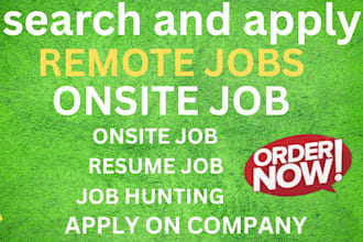 do job search application remote onsite job hunt apply jobs
