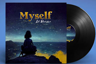 create your favorite music cover art, and music album cover art