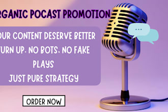 organic podcast promotion to grow new listeners, subscribers and download