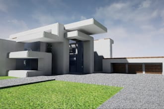 design multi storey apartment, villa rendering, warehouse, house interior model