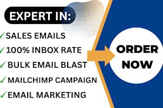 send bulk sales email marketing klaviyo flows campaign mailchimp automation