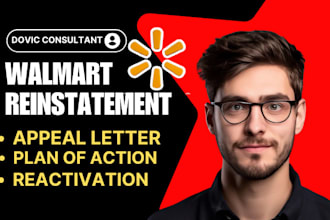 appeal for walmart suspension, reinstate suspended account, fix listing issue