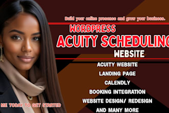 wordpress acuity website acuity scheduling booking integration calendly website