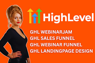 gohighlevel landingpage highlevel webinar funnel ghl sales funnels webinarjam