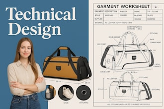 design bag techpack,luggage backpack,handbag fashion tote bag,technical drawing