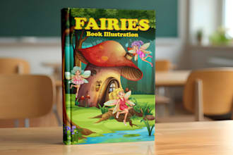 design book illustrations and covers for amazon KDP