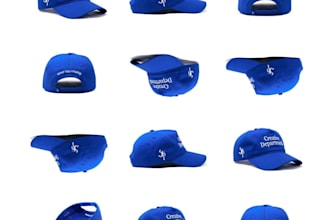 design a hat or cap  with mock up from your own idea