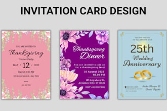 design minimalist custom watercolor anniversary invitation with canva template