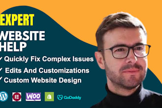 fix wordpress issues, error, edit, elementor pro help, divi website design