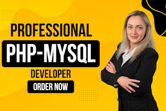 be your PHP mysql developer for custom website or bug fix