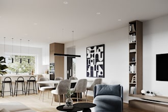 create a cgi unreal engine church design,cathedral,church, kitchen, sitting room