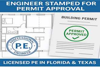 architecture structural plan review pe stamp for florida texas stamp city permit