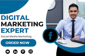 digital marketing expert for social media marketing growth