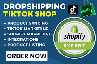 setup tiktok shop, connect integrate with shopify, USA tiktok shop, sync product