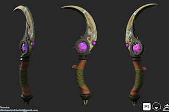 3d model game assets, props
